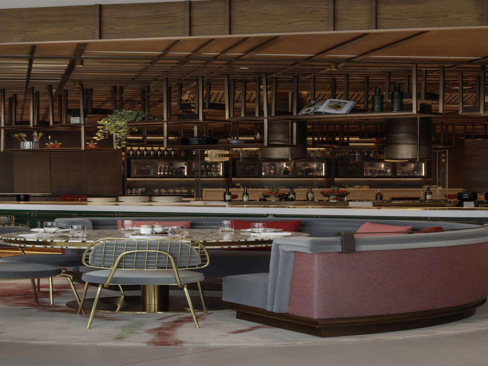 ホテル So/ Uptown ドバイ エクステリア 写真 The interior of the restaurant