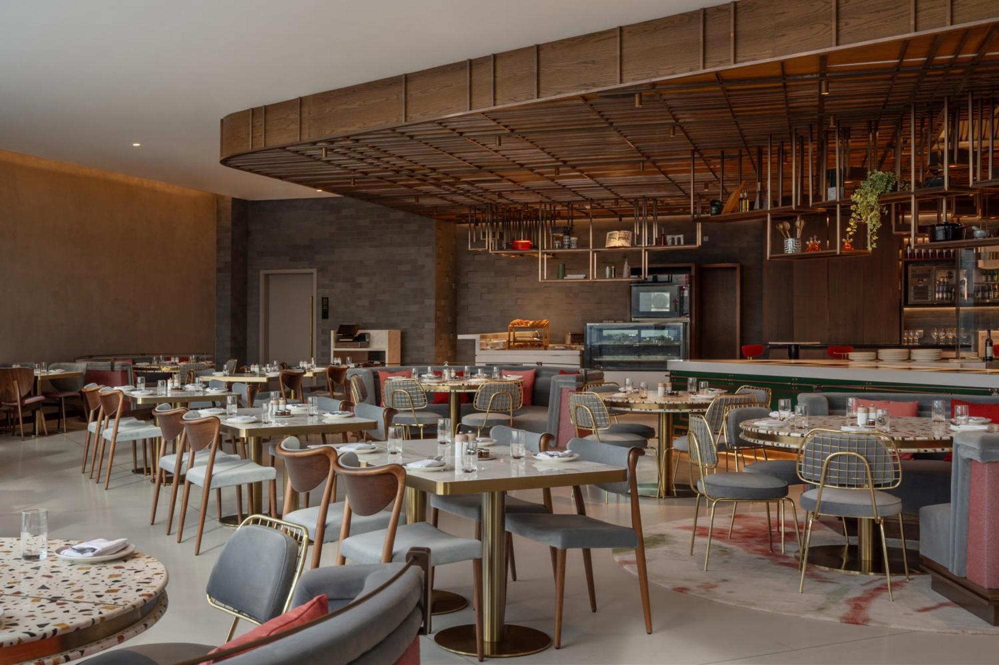 ホテル So/ Uptown ドバイ エクステリア 写真 The interior of the restaurant