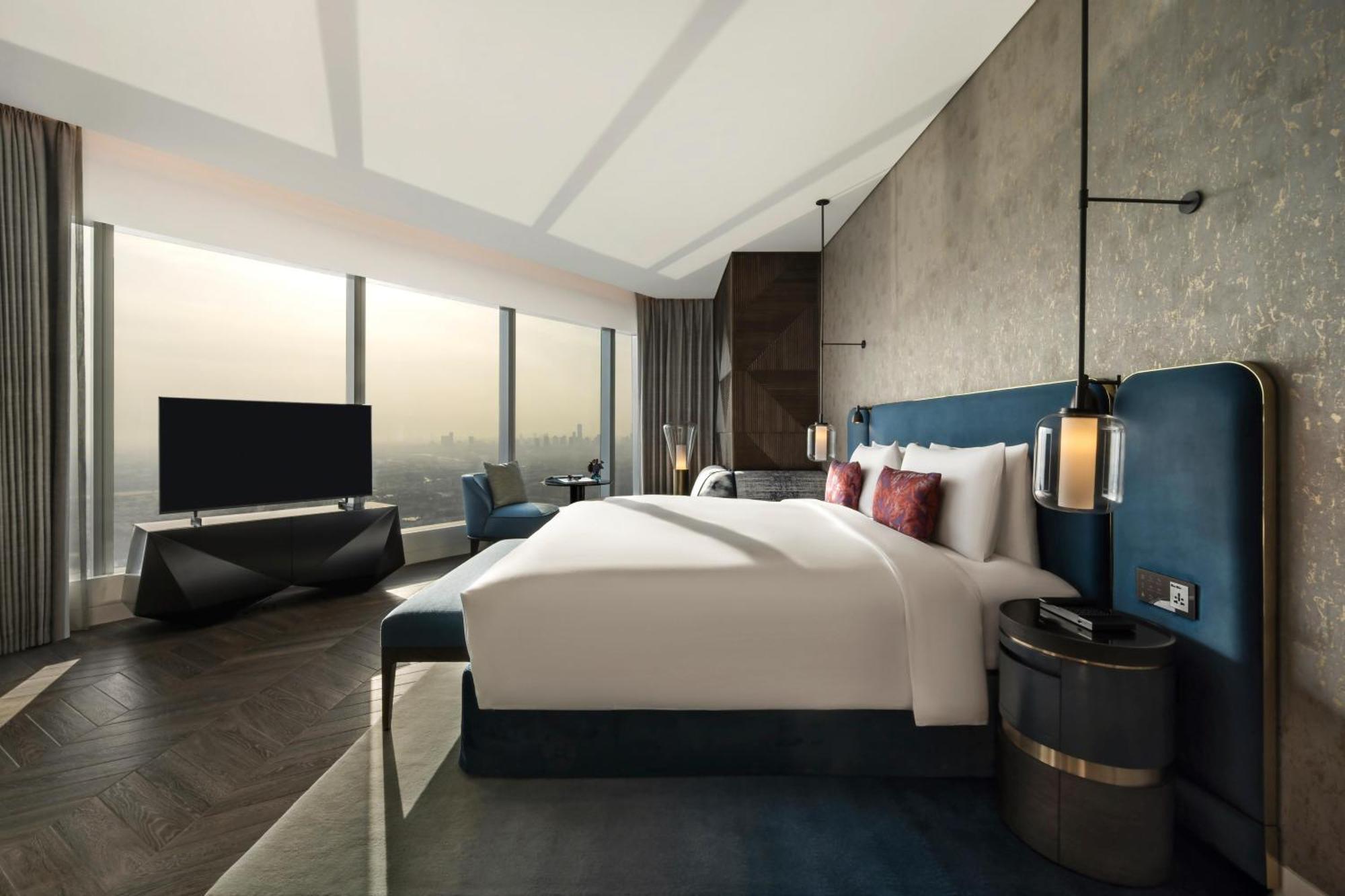 ホテル So/ Uptown ドバイ 部屋 写真 A bedroom at the hotel